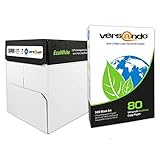 versando 2.500 Blatt Recyclingpapier DIN A4 EcoWhite 80g Kopierpapier Druckerpapier Öko...