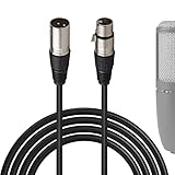 GEEKRIA For Creators XLR-Stecker auf XLR-Buchse, Mikrofonkabel, 3 m, kompatibel mit AKG...