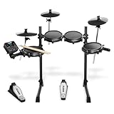 Alesis Turbo Mesh Kit - E Schlagzeug Elektronisch mit Mesh-Heads, Drumsticks, Drum Key,...