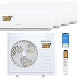 Danyon Multisplit Klimaanlage Split QUATTRO - 32000 BTU - 9,3 kW, sehr leise, Smart Home,...