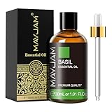 MAYJAM Basilikum Ätherisches Öl 30ML, Basilikumöl für Diffusor,...