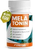 Melatonin 365 Tabletten (24 Monate) - 0,5 mg bioaktives Melatonin pro Tag (1/2...