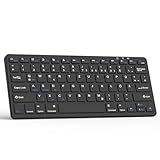 TQQ Bluetooth Tastatur, iPad Tastatur, Deutsches Layout QWERTZ, Mini Wireless...