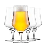 SCHOTT ZWIESEL Universalglas Beer Basic Craft 0,3 (4er-Set), klassisches Bierglas für...