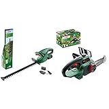 Bosch Akku Heckenschere EasyHedgeCut 18-45 (1 Akku 2,0 Ah, 18-Volt-System, Messerlänge 45...