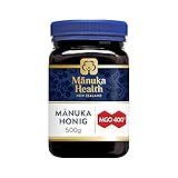 Manuka Health - Manuka Honig MGO 400+ 500g, hergestellt und abgefüllt in Neuseeland mit...