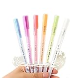 Flüssiger Klebestift, Liquid Glue Pen, 6 Pcs Glue Pen, Umweltfreundlicher Papierkleber in...