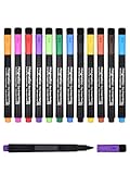 Willingood Whiteboard Marker, 12 Farbe Folienstift abwischbar, Weißwandstifte mit...