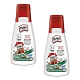 Pritt Bastelkleber, 2 Flaschen à 100 g transparent trocknender Alleskleber für Zuhause,...