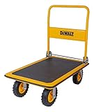 DeWALT klappbarer Stahl Plattformwagen, Tragkraft 400kg, DXWT-504, Transportwagen,...