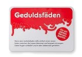 Geduldsfäden, Fruchtgummischnüre mit Erdbeergeschmack aus der Schiebeschachtel, 1er Pack...