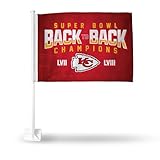 Rico Industries NFL Football Kansas City Chiefs Back to Back Champs doppelseitige...