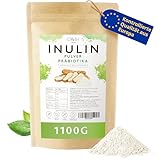 Inulin Pulver Präbiotika Ballaststoffe 1100g (1,1kg) Anbau in Europa Zichorien Wurzel...