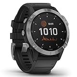 Garmin fenix 6 Solar – GPS-Multisport-Smartwatch mit Solar-Ladefunktion für bis zu 16...