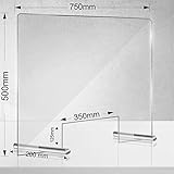 Manschin Laserdesign Spuckschutz aus Plexiglas Acrylglas Schutzwand Hustenschutz...