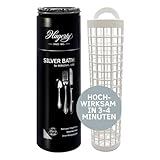 Hagerty Silver Bath Silbertauchbad mit Anlaufschutz 580 ml I Effektives Silberputzmittel...