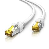 CSL - Primewire - 0,25m 25cm CAT 7 Netzwerkkabel Gigabit Ethernet LAN Kabel -...