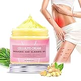 Cellulite Creme, Senfsalbe Anticellulite Creme, Anti-Cellulite-Massagecreme,...