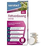 sanotact Fettverdauung Drink (20 Brausetabletten) • Artischocke mit Cholin für...