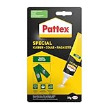 Pattex Spezialkleber Textil, wasch- und bügelbeständiger Textilkleber, Stoffkleber für...