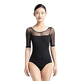 DONS GIRL Tanz Ballett Trikot für Damen Ballett Tanztrikot Tanzbody 3/4 Arm Leotards...