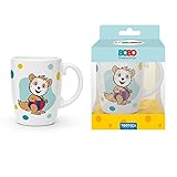 Trötsch BOBO Siebenschläfer Kindertasse blau Geschenktasse aus Porzellan: Kindergeschirr...