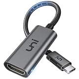 uni USB C auf HDMI Adapter [4K@60Hz], Thunderbolt 3/4 kompatibel, USB Typ C zu...