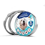 DREEMZ ® Flohschutz Halsband für Hunde – Zeckenhalsband - Flohhalsband (100%...