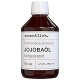 wesentlich. Jojobaöl kaltgepresst, nativ 500ml - 100% reines Jojobaöl - für...