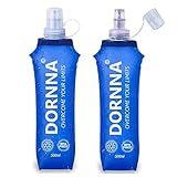 DORNNA® - 2x1 TPU Faltbare Trinkflaschen, Soft Flask, Wasserflasche BPA-Frei Sportflasche...