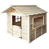 HOME DELUXE - Spielhaus - DER GROßE PALAST Natur -118 x 138 x 132 cm - ohne...