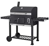 tepro Holzkohlegrill Grillwagen Toronto XXL, Grillfläche: ca. 71,5 x 46 cm