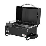 Onlyfire Pelletsmoker Räuchergrill, 8-in-1-Multifunktion Holzpelletgrill & Smoker, Pellet...