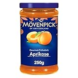 Mövenpick Gourmet-Frühstück Aprikose, Premium Fruchtaufstrich, 250 g