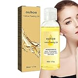 Peeling Öl, Hautpeeling Für Das Gesicht, Gesichtspeeling, Gelbes Peeling-Öl, 1,76 Oz...