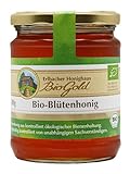 Erlbacher Honighaus BioGold Bio-Blütenhonig 500g flüssig - Aromatisch-vollmundiger und...