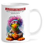 Melifestyle Kaffeetasse Tasse Becher Ausser Betrieb Geduldsfaden gerissen...