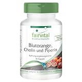 Fairvital | Blutorange, Cholin und Piperin - 90 Kapseln - für 3 Monate -...