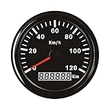 ELING GPS Tachometer Geschwindigkeitsmesser 120KM/H für Auto Motorrad Boot...