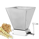 4L Malzmühle Grinder, Manuelle Verstellbare Getreidemühle, Barley Mais Schrotmühle,...