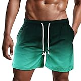 Danfiki Herren Badehose Schnelltrocknend Badeshorts Kurzen Strandhose Sporthose...