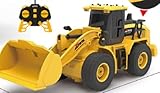 3T6B Ferngesteuerter RC Bulldozer,1:24 Baufahrzeug mit Funktionen Licht und Sound, inkl....