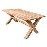 riess-ambiente.de Wetterfester Gartentisch Empire Teak 180cm Teak Massivholz...