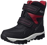 Geox Jungen J Himalaya Boy B Abx Stiefeletten, Black Red, 31 EU