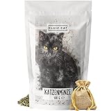 KLUIZ CAT - XXXL 100 Gramm Katzenminze getrocknet mit nachfüllbarem Säckchen I Catnip...