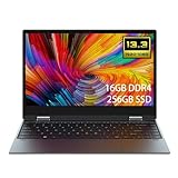 Touchscreen Laptop, 2-in-1 Win11 Yoga Laptop 16GB RAM 256G SSD, 13,3 Zoll Convertible...