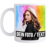 Fototasse selbst gestalten Keramik - Personalisierte Tasse Motivtasse Tasse mit foto Tasse...