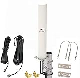 KASER 4G LTE Antenne Outdoor Externe Mimo Omnidirektional 698-2700 MHz SMA...