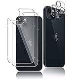 Funrae Rückseite Schutzfolie für iPhone 14 Plus für Panzerglas Rückseite +...