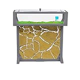 Anthouse - Natürliche Ameisenfarm aus Sand | T 3D Set Big 25x20x1,5 cm Grau |...